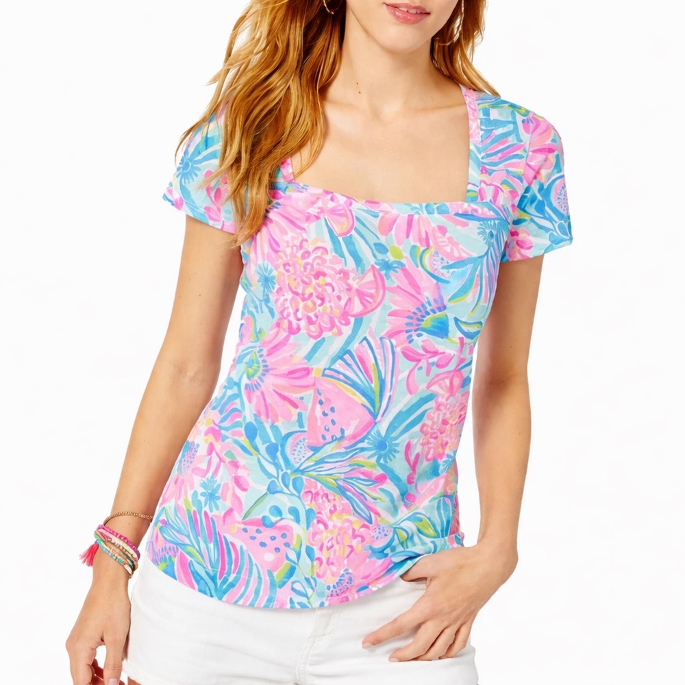 Lilly Pulitzer Rexa Knit Top Size S